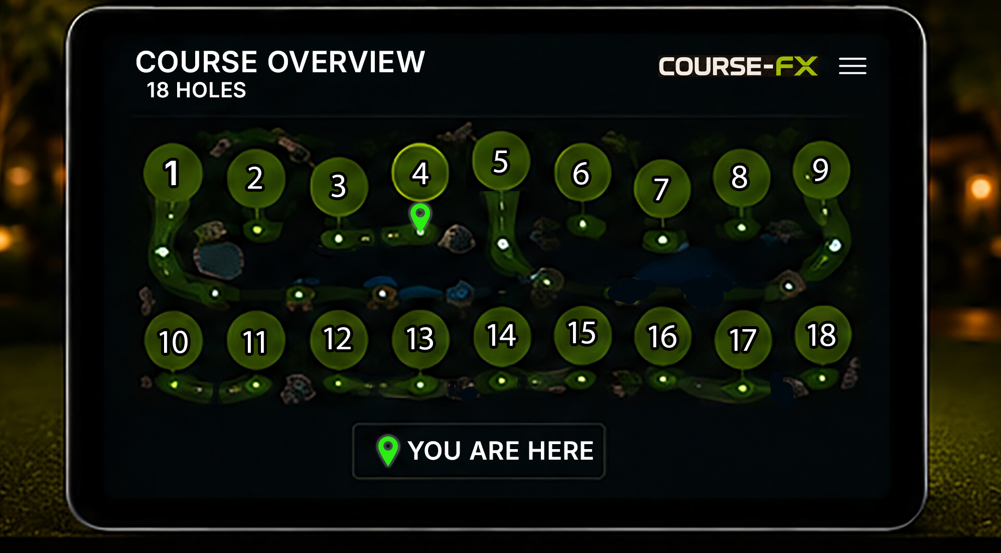 Backyard GOLF-FX putting experience placeholder