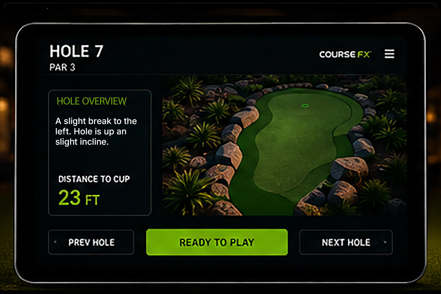 Course FX commercial system placeholder